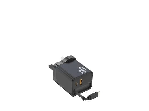 شاحن حائط سريع بقوة 40 وات |DENX Fast wall charger
